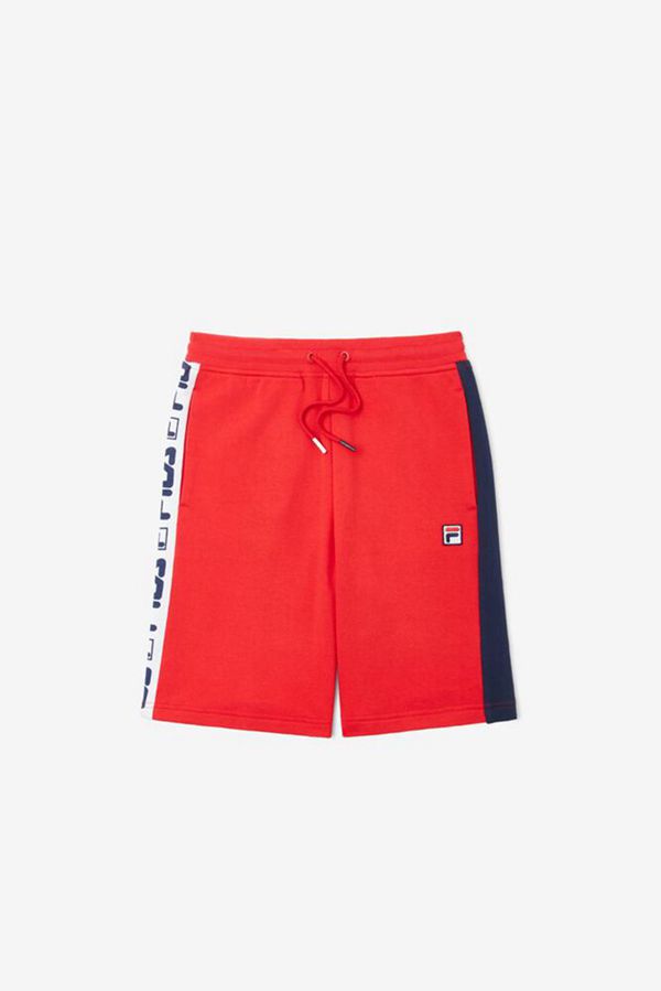 Pantalones Cortos Fila Niños Rojas - Cotton Athletic - España 817452URG